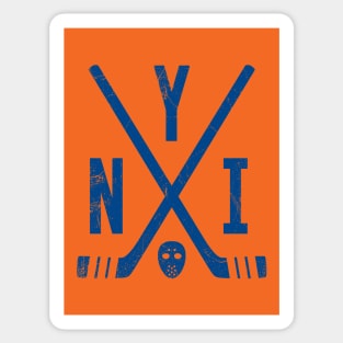 NYI Retro Sticks - Orange Sticker